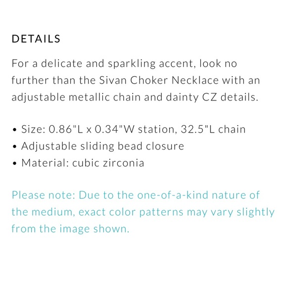 NWT Kendra Scott rose gold Sivan choker adjustable - Picture 4 of 4